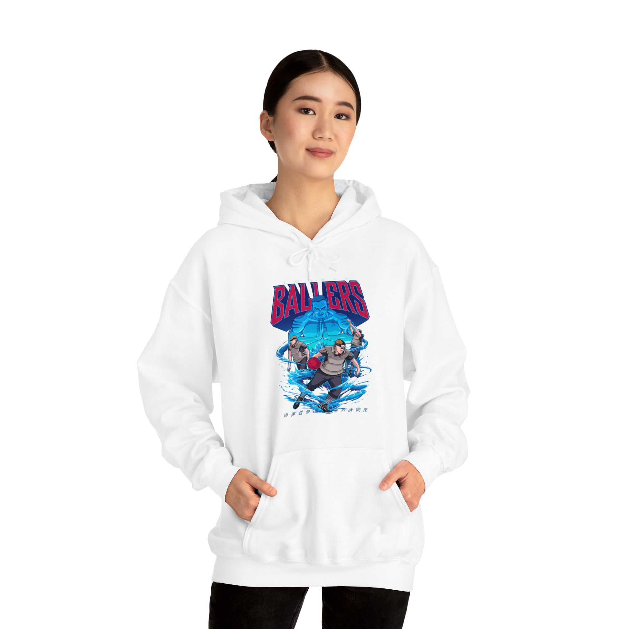 Demon Shark Unisex Heavy Blend™ Hooded Sweatshirt - New Generation Ts