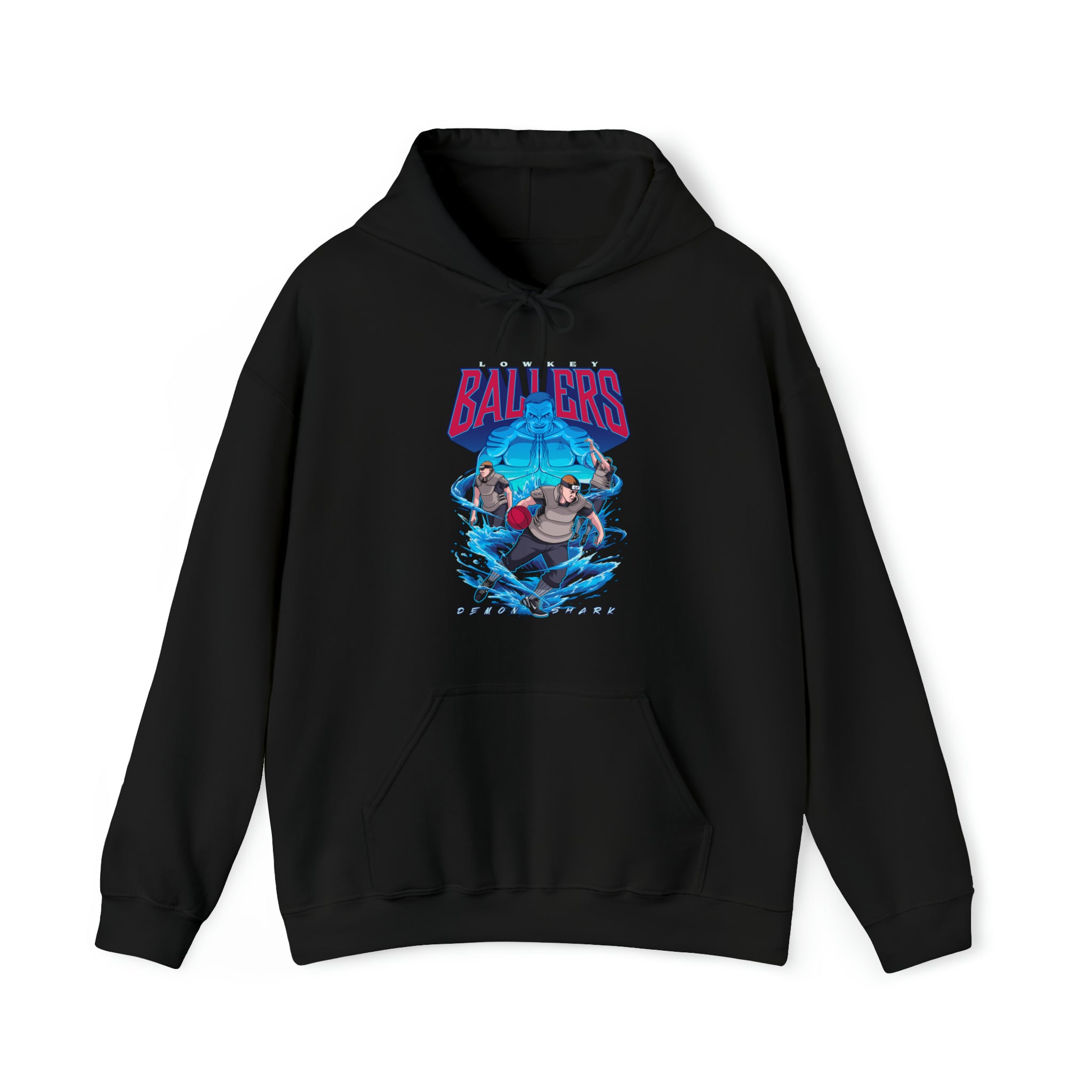 Demon Shark Unisex Heavy Blend™ Hooded Sweatshirt - New Generation Ts