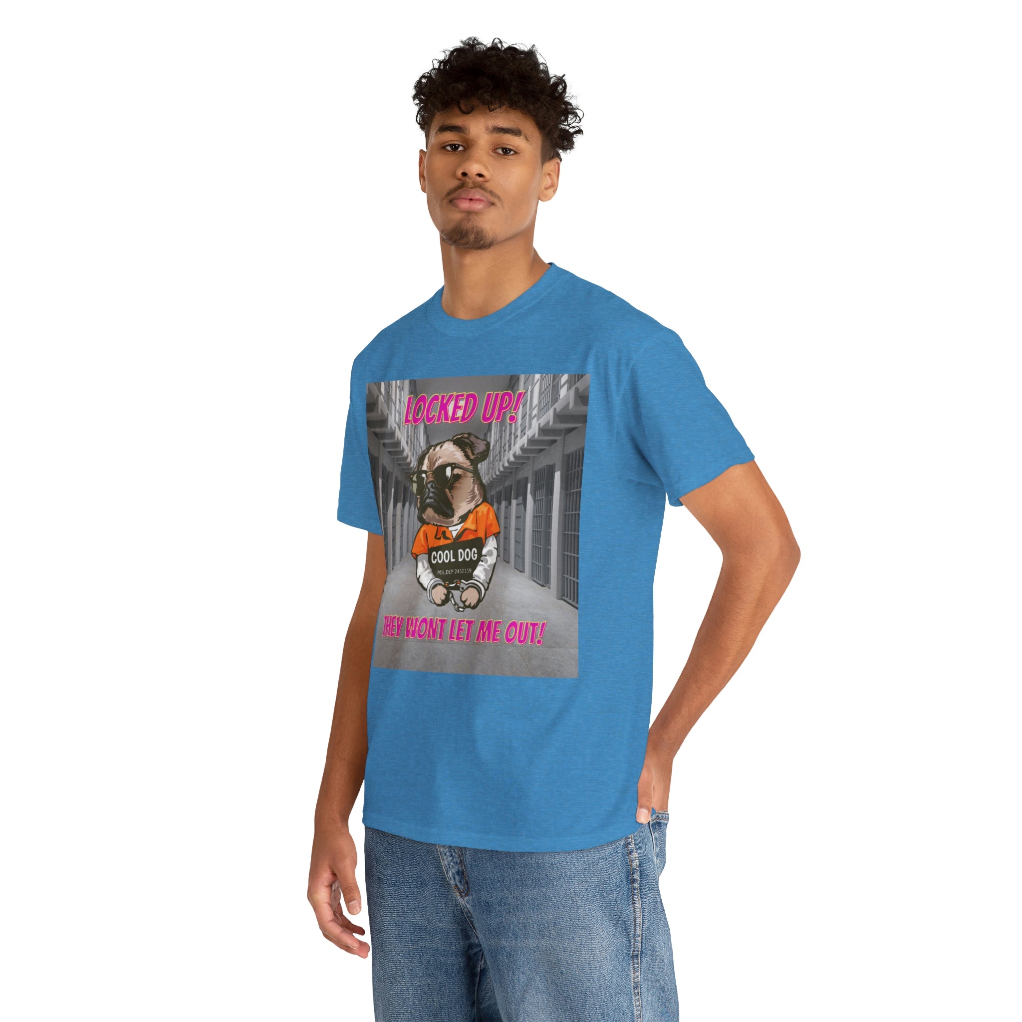 Jail Pug Unisex Heavy Cotton Tee - New Generation Ts