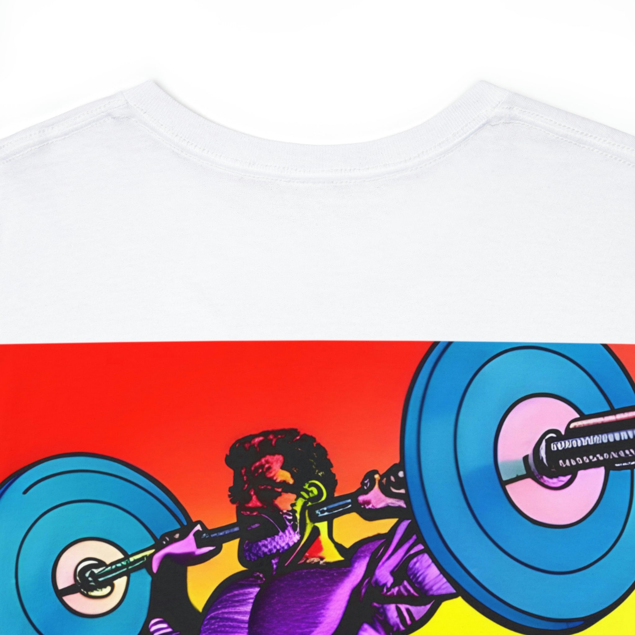 Retro Power Squat Unisex Heavy Cotton Tee - New Generation Ts