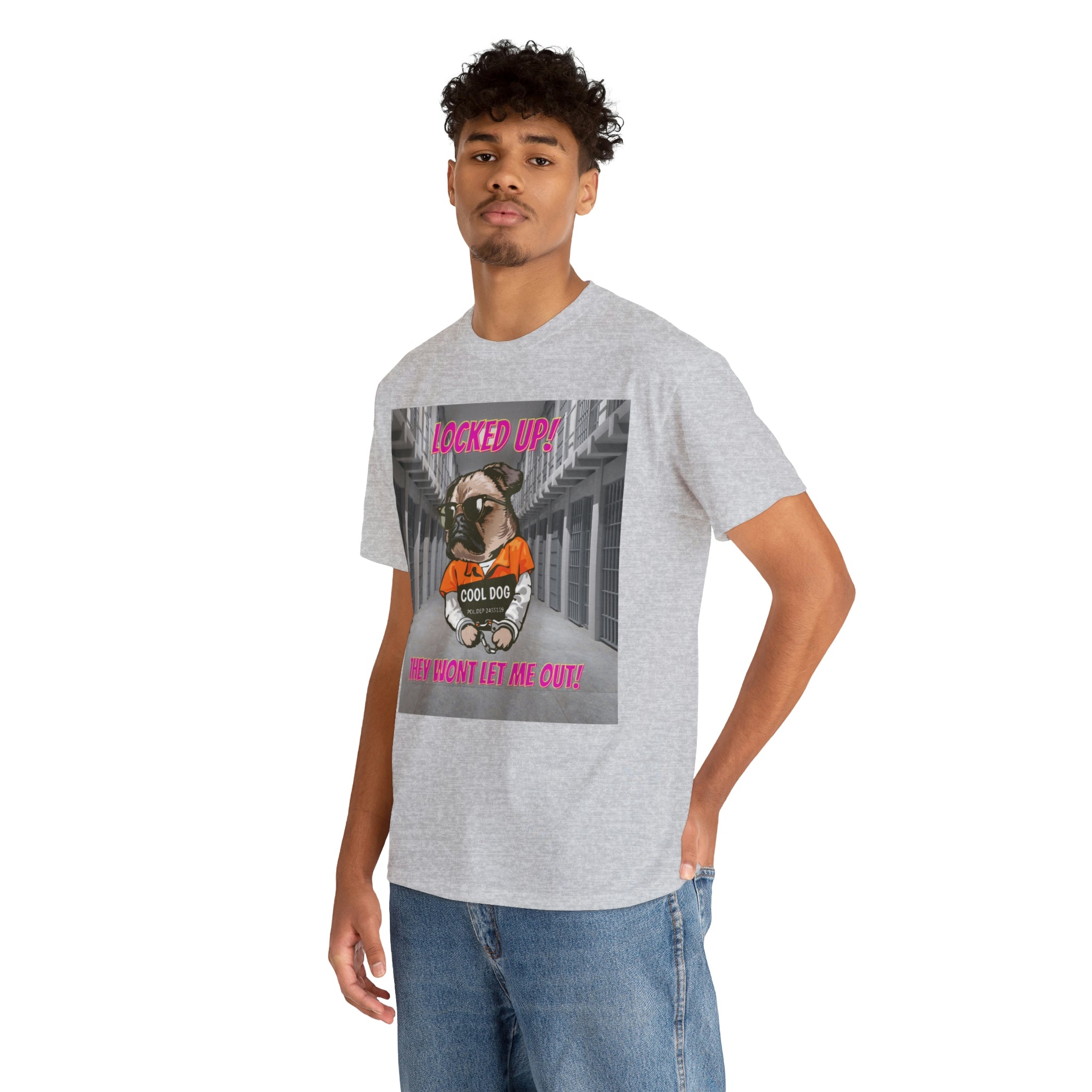 Jail Pug Unisex Heavy Cotton Tee - New Generation Ts