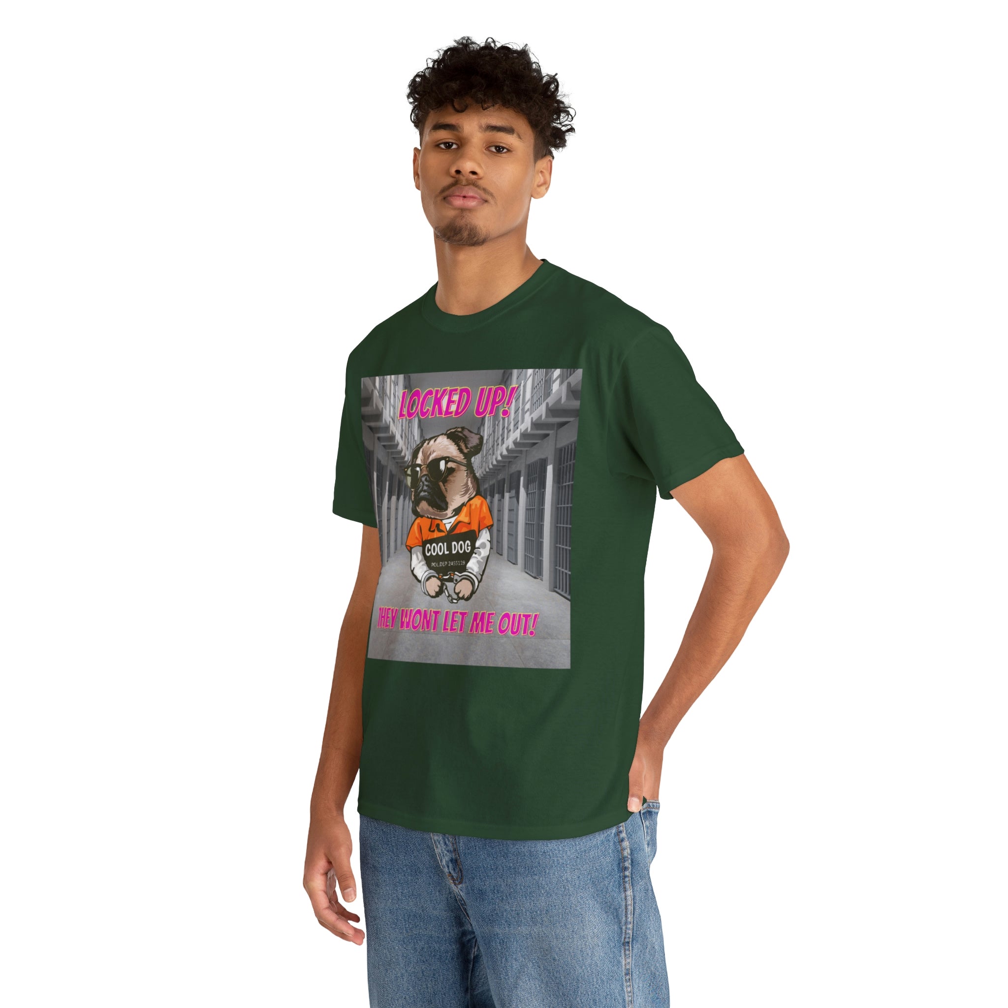 Jail Pug Unisex Heavy Cotton Tee - New Generation Ts